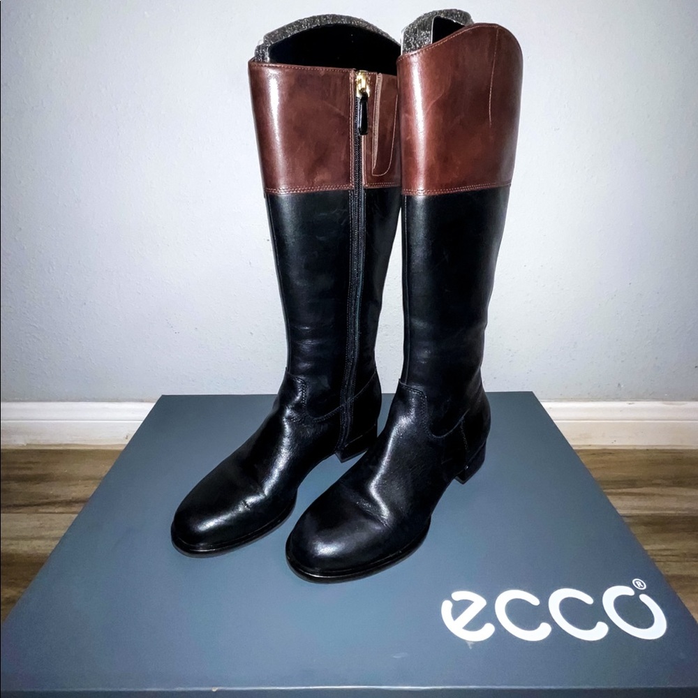 ECCO Sullivan Women’s Black & Brown High Boots